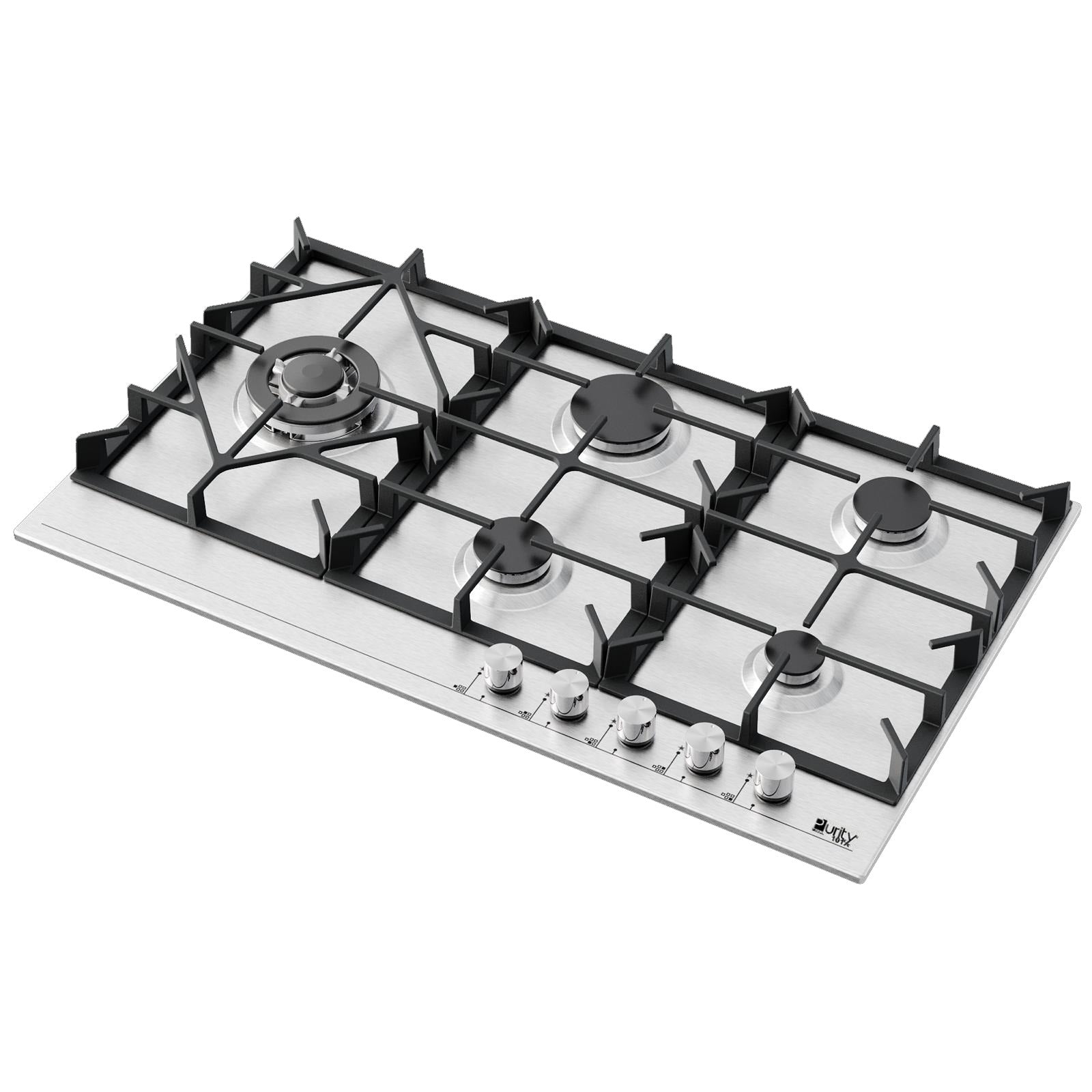 Purity Built In Hob - Silver - 5 Burners - 90 cm - Purity - HPT907S