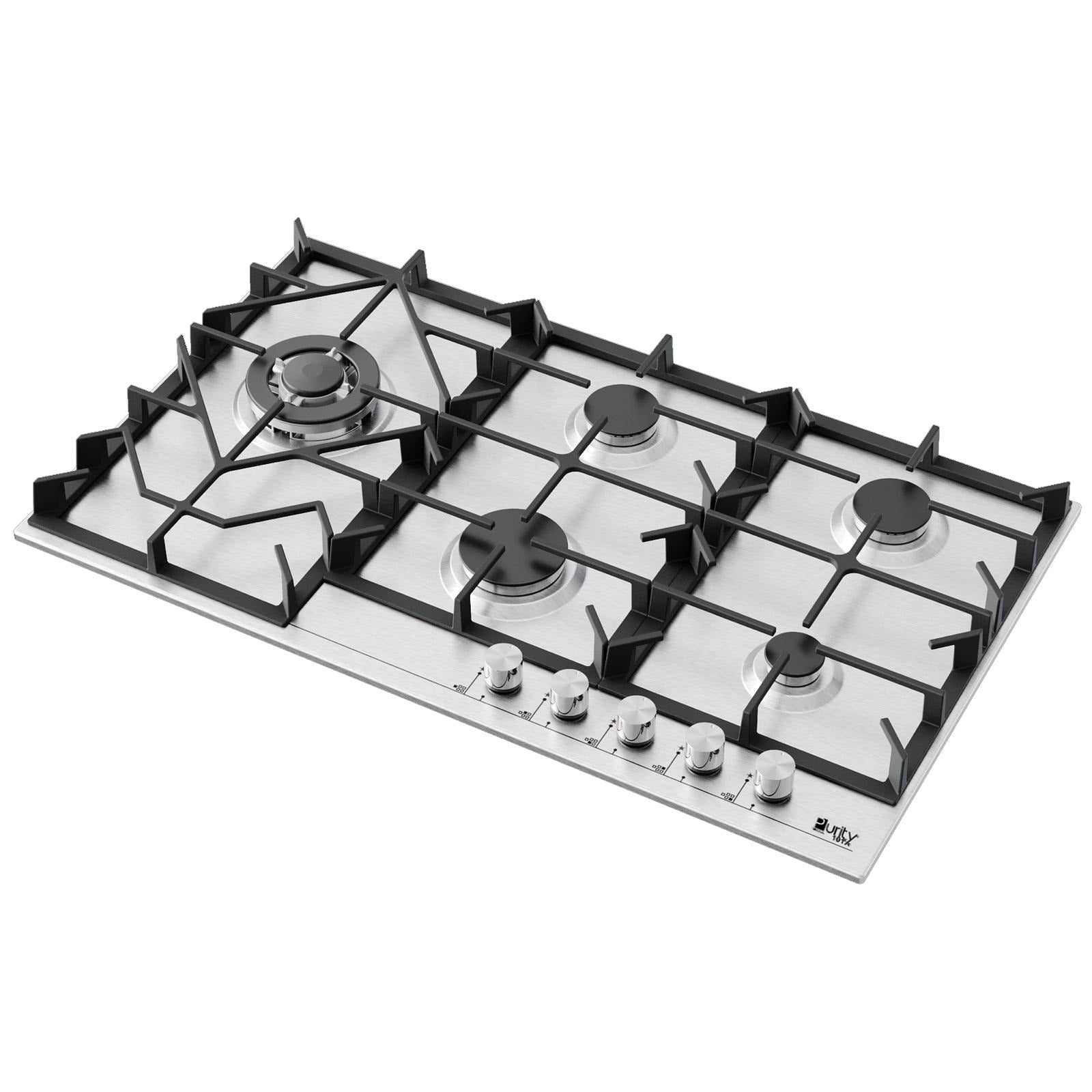 Purity Built In Hob - Silver - 5 Burners - 90 cm - Purity - HPT908S