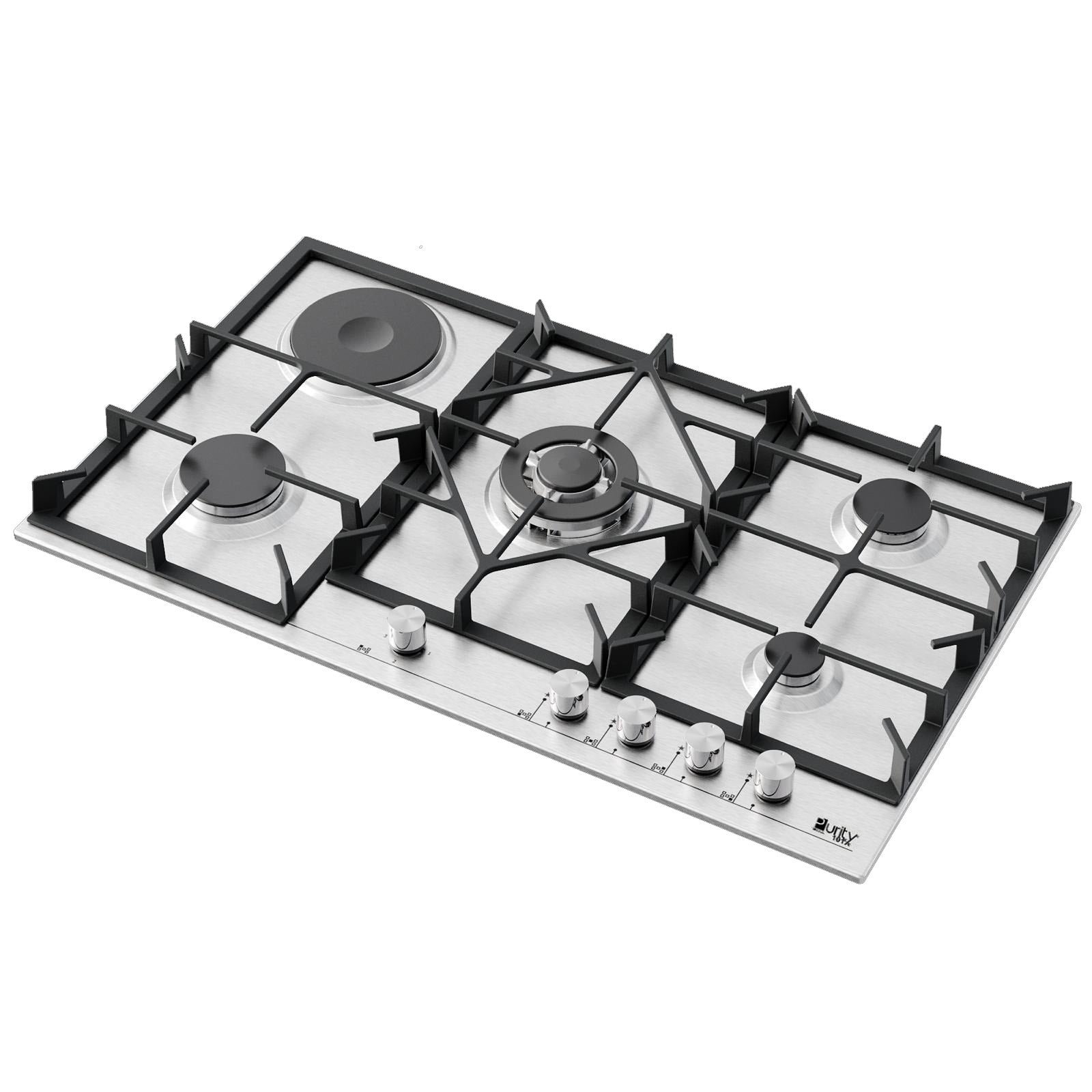 Purity Built In Hob - Silver - 5 Burners - 90 cm - Purity - HPT909ES