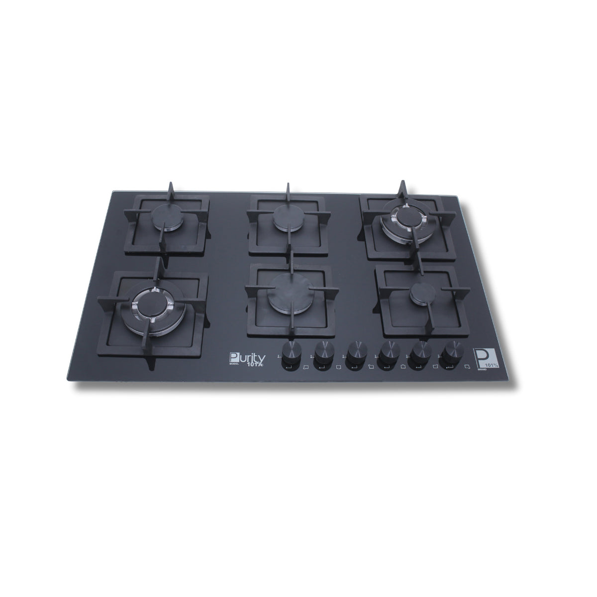 Purity Glass Electric Built In Hob - Black - 6 Burners - 90 cm - Purity - HPT916G