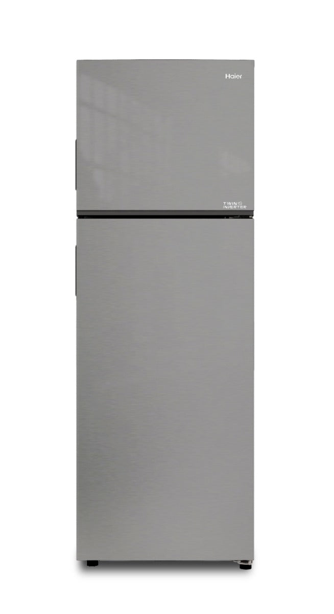 Haier No-Frost Refrigerator - 357 Liter - Inverter - Silver - HRF-380TMSM