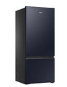 Haier Combi No Frost Refrigerator With Inverter Technology - 433 Liters - Black - HRF-460BMBM-BMEG