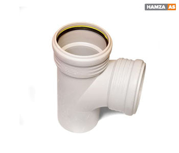 Tee 90º - 75mm - Hamza AS - HZ015