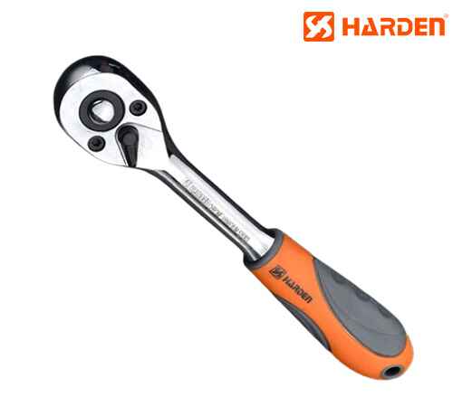 Professional 3/8 Inch Quick Release Ratchet Wrench 72T - Harden - 535403