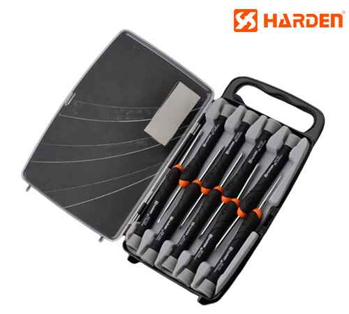 Professional 9Pcs Precision Screwdriver Set - Harden - 550122