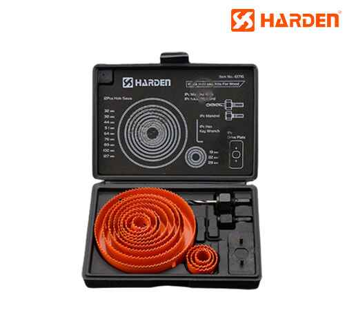 Professional 16PCS Hole Saw Kits For Wood 19-127mm - Harden - 610548