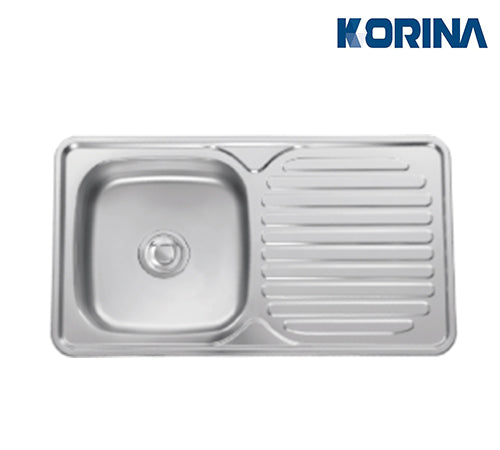 Korina Korean Stainless Steel Kitchen Sink 48×87 cm - Korina Korean - ISS870