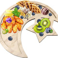 Large Moon & Star Wooden Serving Platters - B0936TCYFW