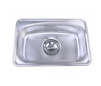 Purity Stainless Steel 1 Bowl Kitchen Sink - 70*47 cm - JIS700