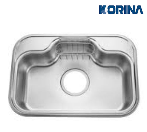 Korina Korean Stainless Steel Kitchen Sink 51.5×74 cm - Korina Korean - JIS740