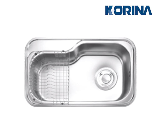 Korina Korean Stainless Steel Kitchen Sink 51×84 cm - Korina Korean - JIS840