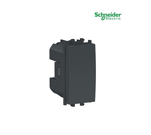Easy Styl, Switch 16A, 1 pole - 2 way, 1 Module, Black-LMR0104003