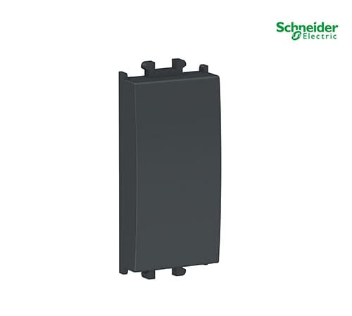 Easy Styl, Blind Cover Plate - 1 Module - Black-LMR6020003