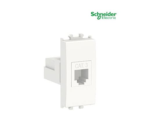 Easy Styl - 1 Module Phone Socket Cat 3 - White-LMR6231001
