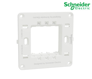 Supporting Frame, Schneider Miluz E, 2 gang, white - M3TB01S_E2