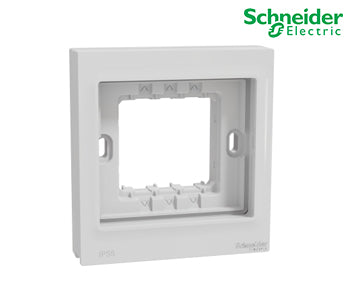 Weather Proof Box, Schneider Miluz E, 2 Gang, white - M3TB01_EWP