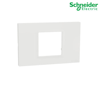 Cover frame, Schneider Miluz E, 2 gang, white - M3TB02_WE