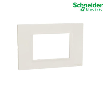 Cover frame, Schneider Miluz E, 3 gang, Ivory - M3TB03_IV