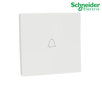 Doorbell Switch, Schneider Miluz E, 10A, 250V, 2 module, White - M3TB31_BP_2M