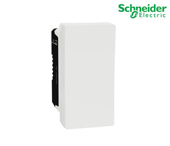 Intermediate Switch, Schneider Miluz E, 10-16A, 250V, 1 module, White - M3TB31_IM