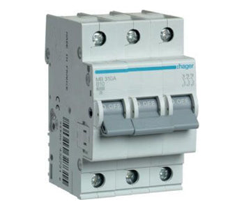 Hager Miniature Circuit Breaker 3 Poles 32A 6kA - MC332A