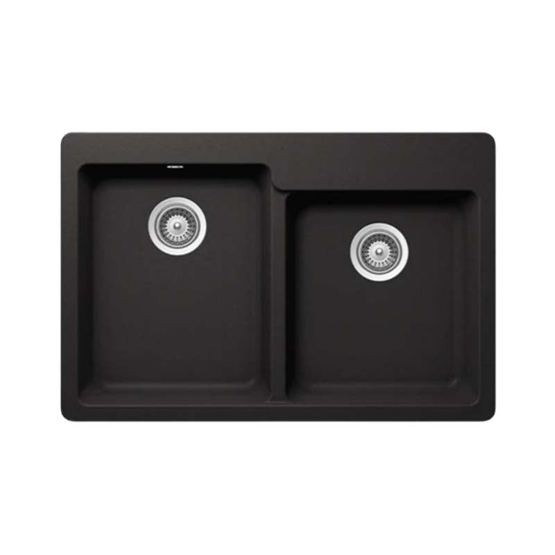 Shock Madison Quartz Kitchen Sink - Nero - Madison N-175