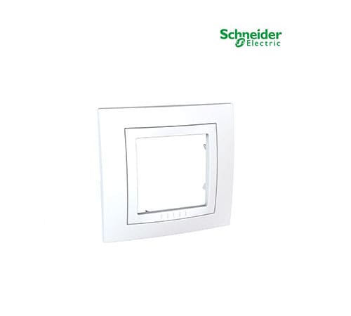 Unica Basic - Cover Frame - 1 Gang - 7×7 White-White-MGU2.002.18