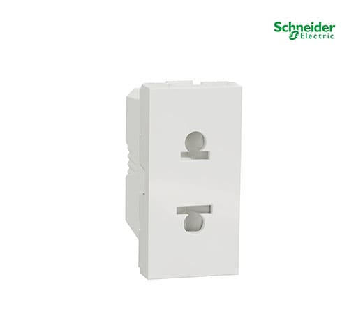 Unica - 1 S.O. - 2P, Shutters, EU-US - 1 m - White-MGU3.021.18