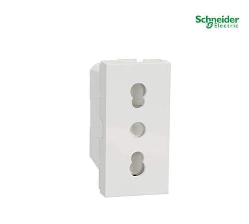 Unica - 1 S.O. - 2P+E, Shutters, IT - 1 m - White-MGU3.023.18