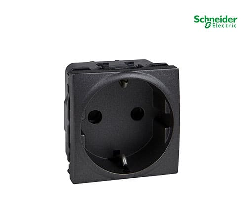 Unica Top-Class - 1 S.O. - 2P+E, Shutters, DE - 2 m - Graphite-MGU3.037.12