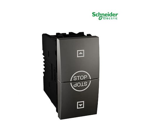 Unica Top-Class - Rocker Switch - 10 A, 250 VAC - 1 m - Graphite-MGU3.108T.12