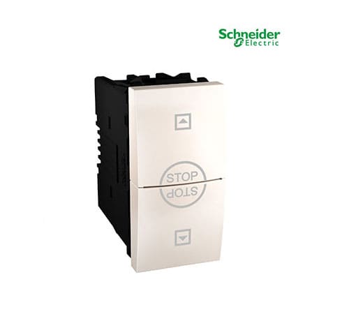 Unica - Rocker Switch - 10 A, 250 VAC - 1 m - Ivory-MGU3.108T.25