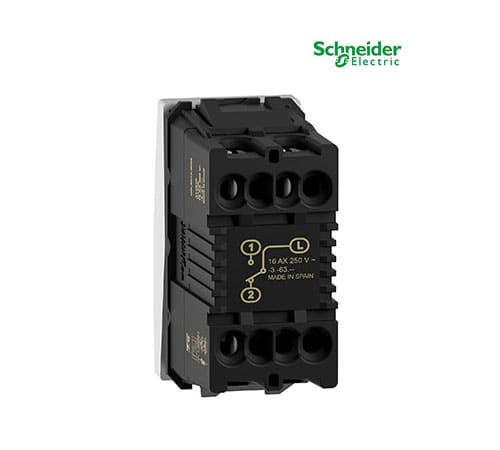 Unica - Rocker Switch - 2 way - 16 AX 250 VAC - 1 m - White-MGU3.163.18