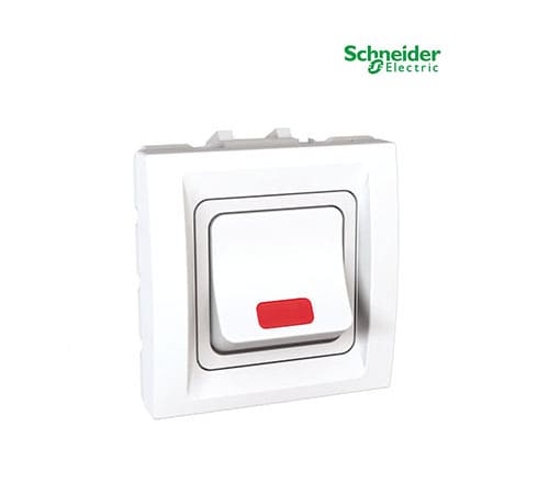 Unica - Rocker Switch with LED - 2 way - 32 A 250 VAC - 2 m - White-MGU3.232.18S