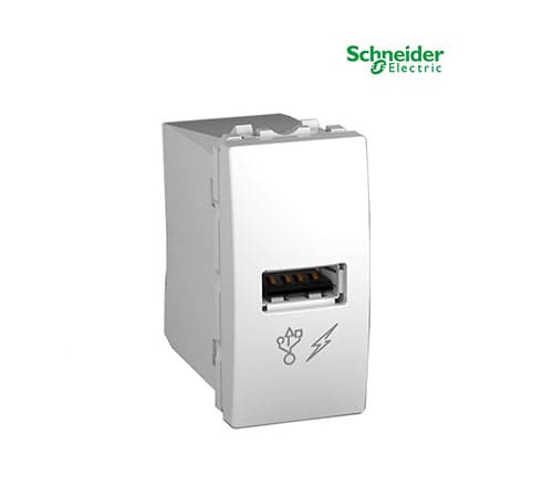 Unica - USB Charger - White-MGU3.428.18