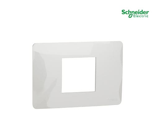Unica Allegro - Cover Plate - 2 Modules - White-MGU4.102.18