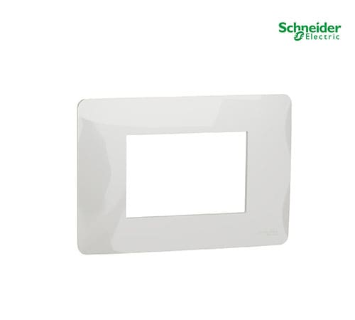 Unica Allegro - Cover Plate - 3 Modules - White-MGU4.103.18