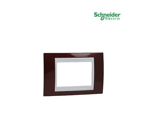 Unica Plus - Cover Plate - 3 Module - Terracotta-White-MGU6.103.851