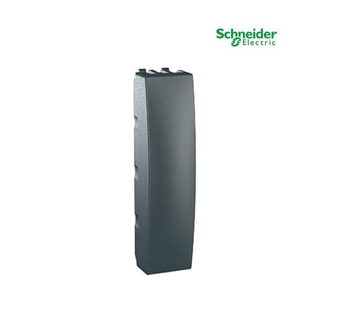 Unica Top-Class - Blind Cover Plate for - 0.5 m - Graphite-MGU9.864.12
