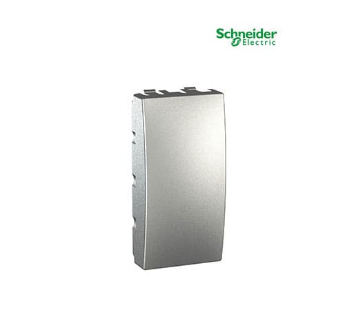 Unica Top-Class - Blind Cover Plate for - 1 m - Aluminium-MGU9.865.30