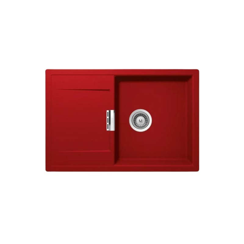 Shock Mono Quartz Kitchen Sink - Rouge - MONO D-100