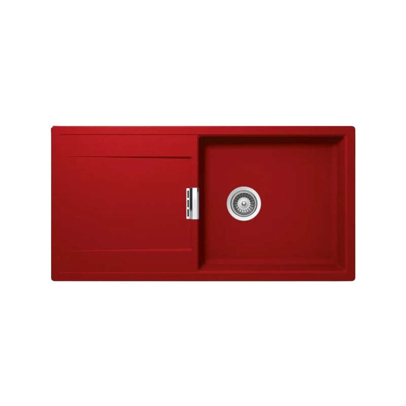 Shock Mono Quartz Kitchen Sink - Rouge - Mono D-100L