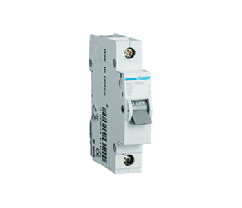 Hager Miniature Circuit Breaker 1 Pole 25A 4.5 kA - MY125