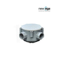 Anti-fire Roof Junction Box 4 Way - Gray - New Ega