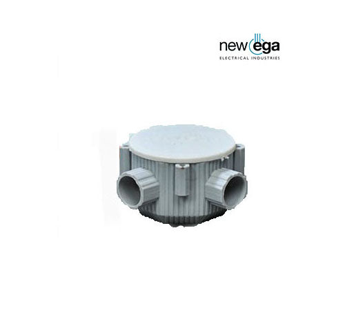 Anti-fire Roof Junction Box 4 Way - Gray - New Ega