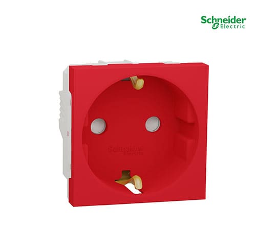 Unica - 1 S.O. - 2P+E, Shutters, De - 2 M - Red-NU303703