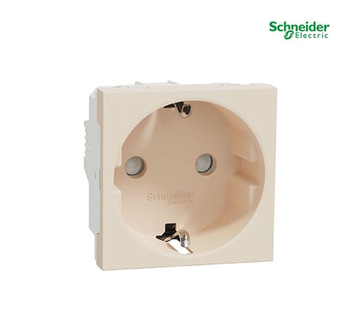 Unica - 1 S.O. - 2P+E, Shutters, De - 2 M - Ivory-NU303744