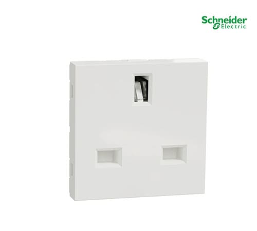 Unica - 1 S.O. - 2P+E, Shutters, Uk - 2 M - White-NU304518