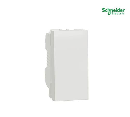 Unica - Rocker Switch - 1-Way - 10 Ax 250 Vac - 1 M - White-NU310118SC