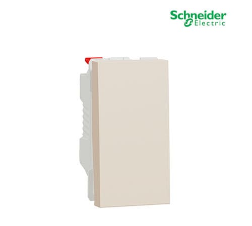 New Unica 2 Way Switch 10A - 1 Module - Beige-NU310344